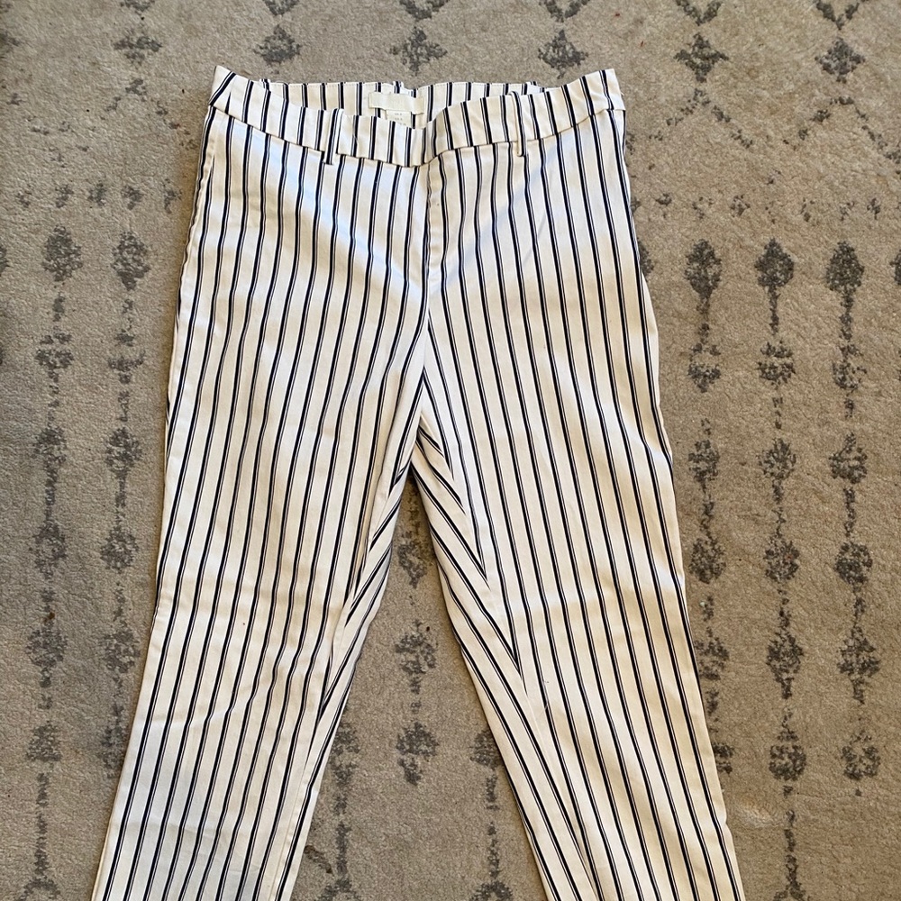 H&M Super Skinny Pant Stripped Black/White